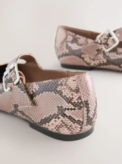 Snake Forever Comfort® Asymmetric Mary Jane Shoes