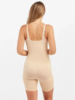 SPANXsculpt™ Seamless Power Open-Bust Mid-Thigh Bodysuit