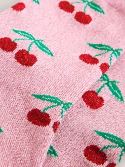 Sparkle Cherries 1 Pack Ankle Socks in a Gift Box