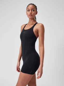 Speedo Black Endurance+ Legsuit Swimsuit