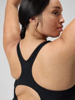 Speedo Black Plus Size Womens Endurance+ Medalist Swimsuit