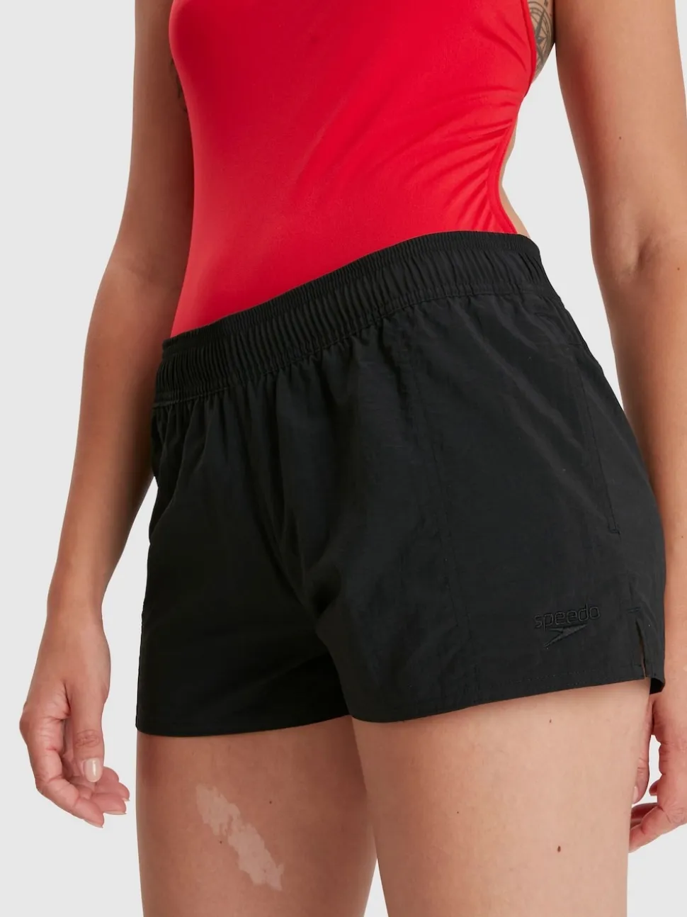 Speedo Black Womens Essential Swim Shorts