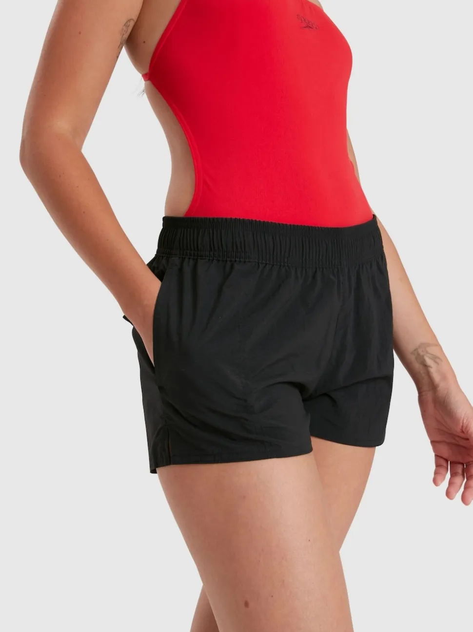 Speedo Black Womens Essential Swim Shorts