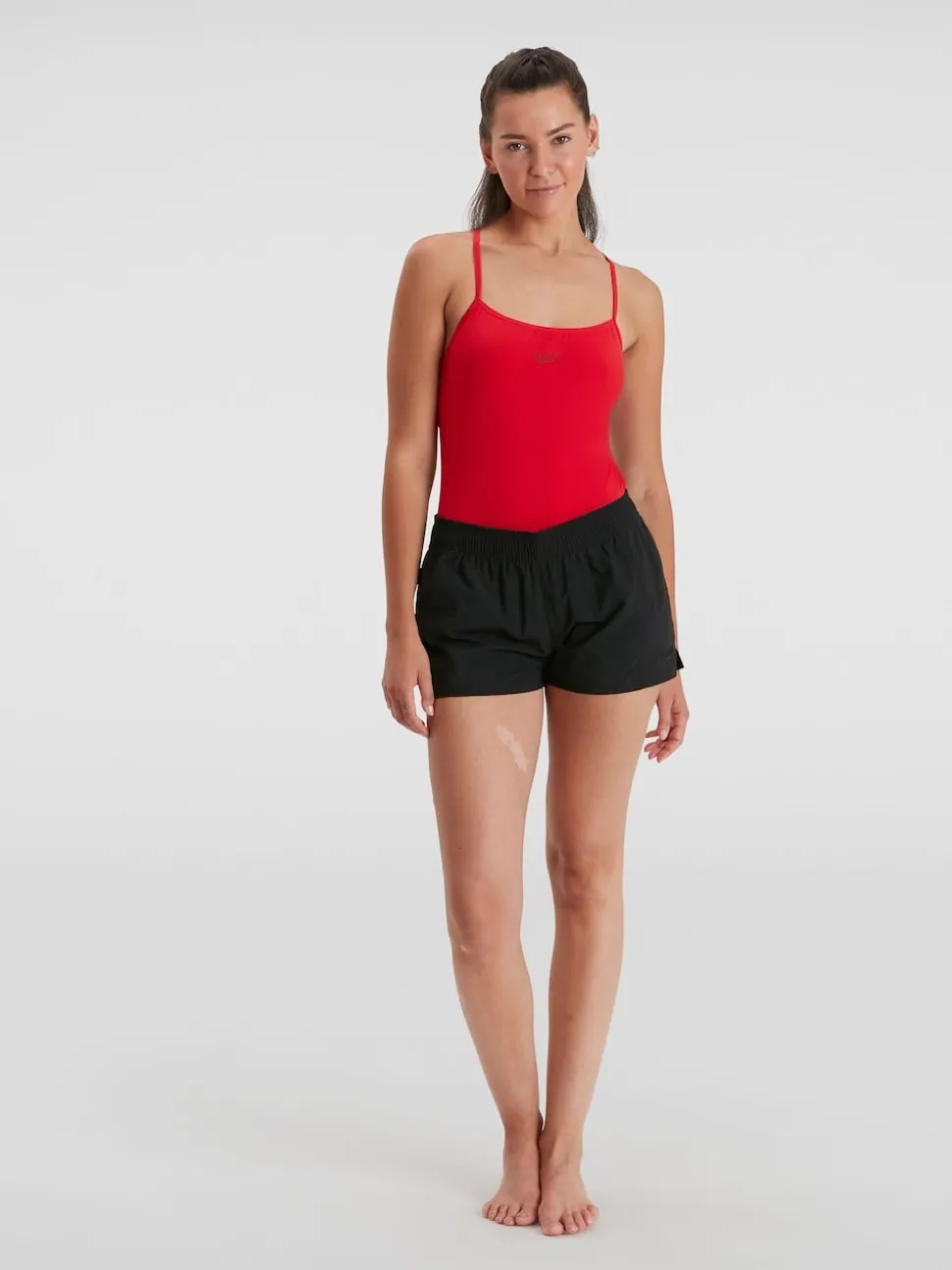 Speedo Black Womens Essential Swim Shorts