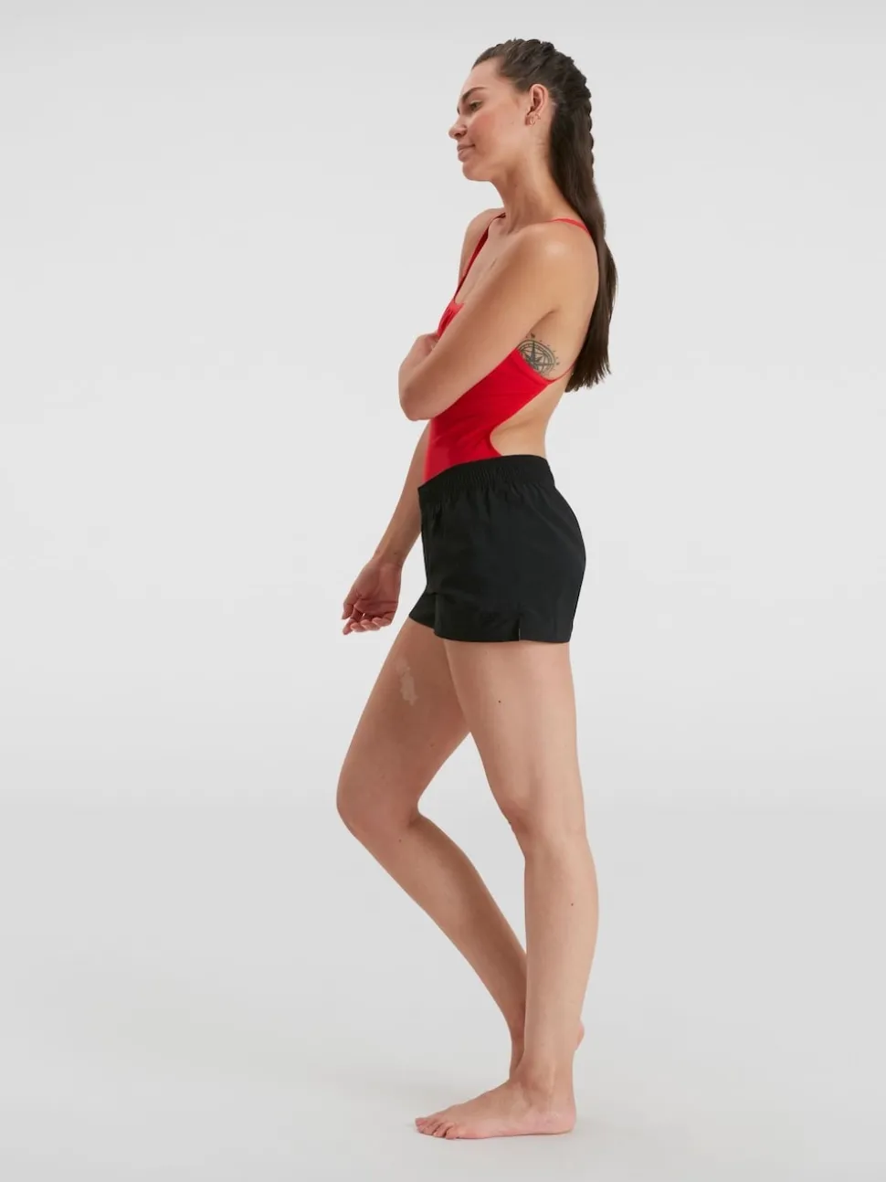Speedo Black Womens Essential Swim Shorts