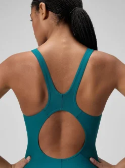 Speedo Green Colourblock 2.0 Swimsuit