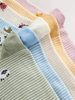 Spring Print Ankle Socks 5 Pack