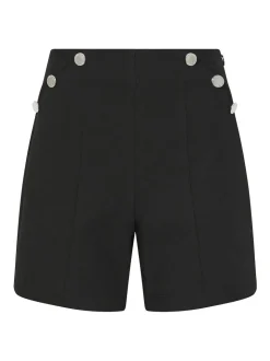 Star by Julien MacDonald Black Button Detail Shorts
