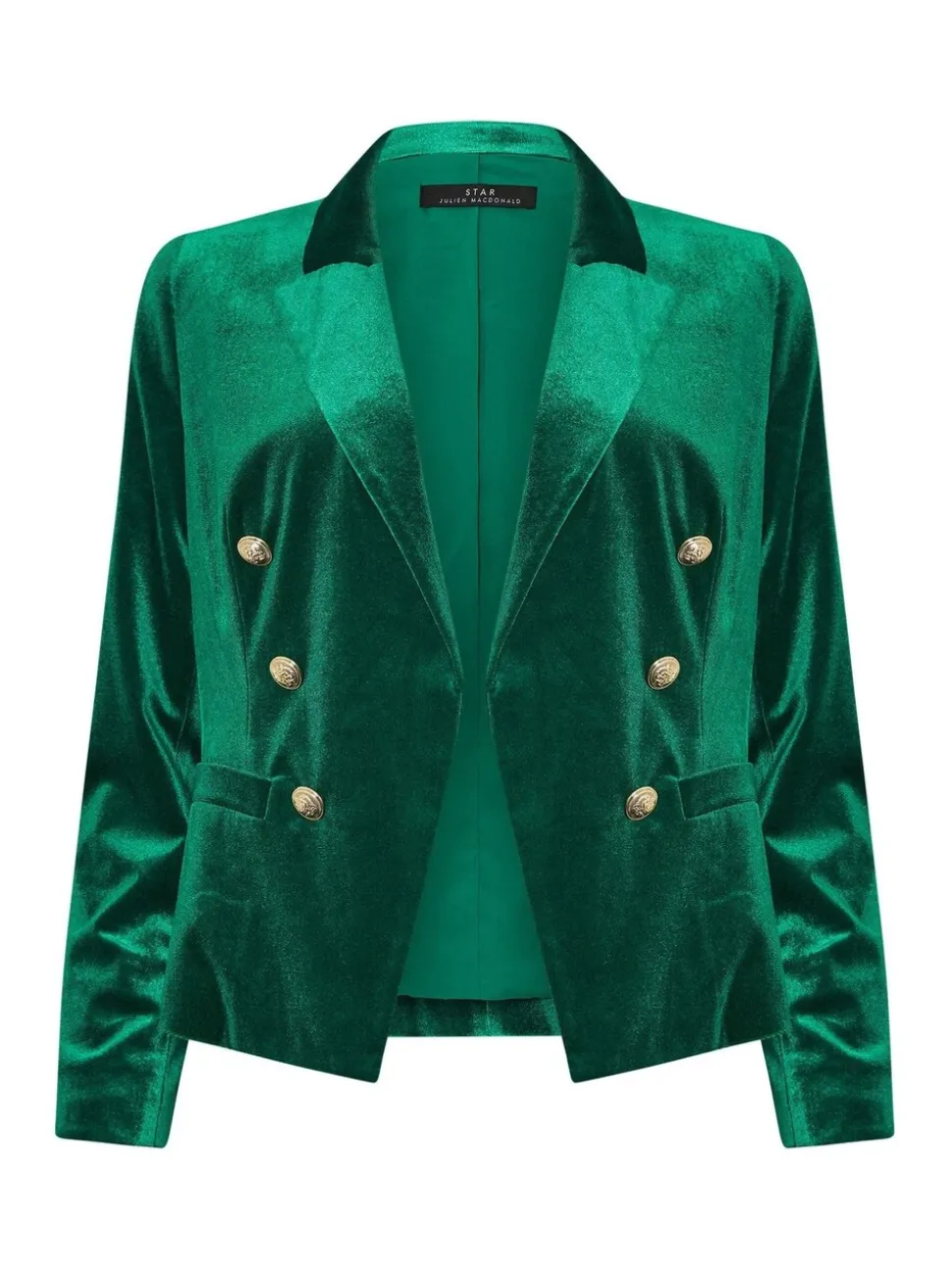 Star by Julien MacDonald Green Velvet Blazer