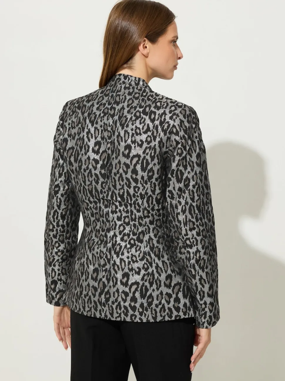 Star by Julien MacDonald Silver Jacquard Animal Jacket