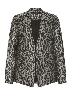 Star by Julien MacDonald Silver Jacquard Animal Jacket