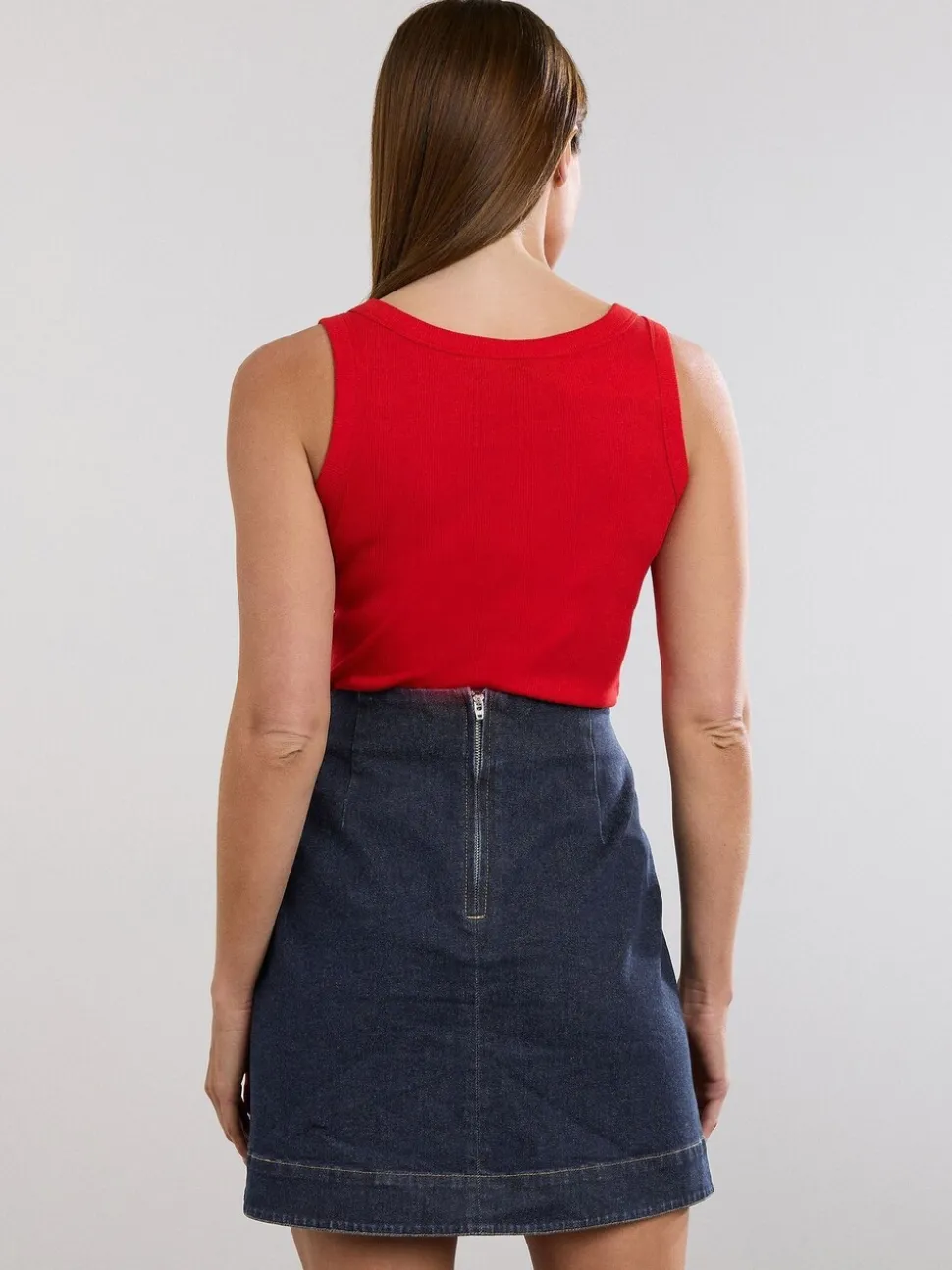 Star by Julien MacDonald Blue Wrap Denim Skirt