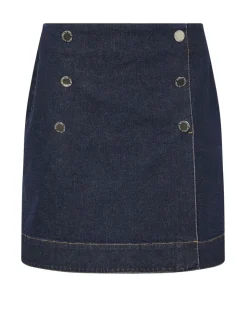 Star by Julien MacDonald Blue Wrap Denim Skirt