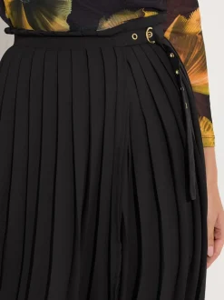 Star by Julien MacDonald Black Pleated Maxi Skirt