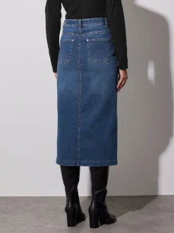 Star by Julien MacDonald Blue Eyelet Skirt