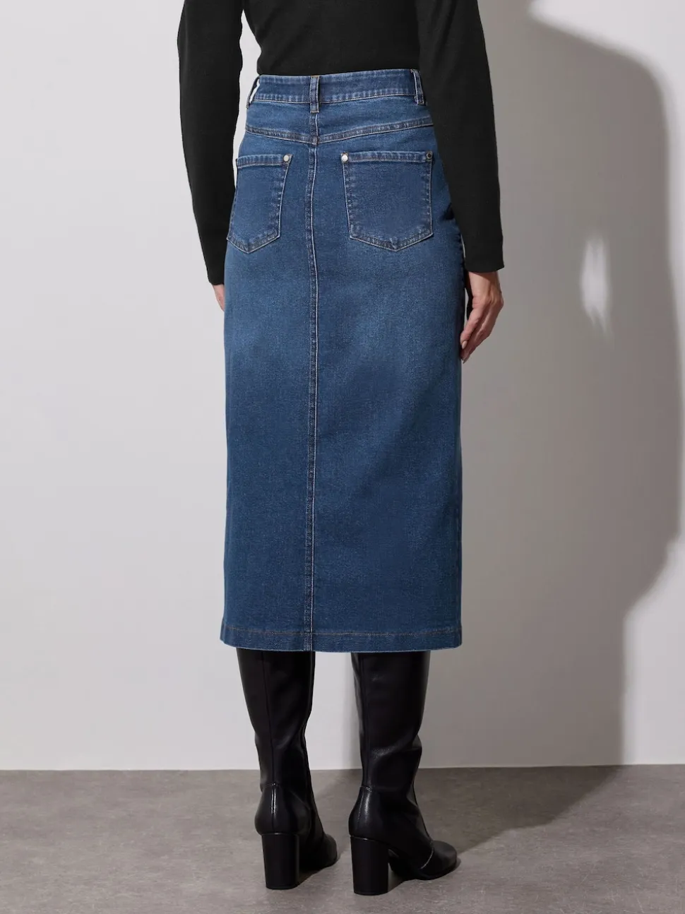 Star by Julien MacDonald Blue Eyelet Skirt