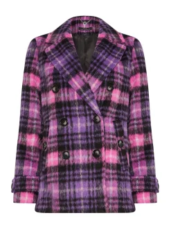 Star by Julien MacDonald Purple Pea Coat