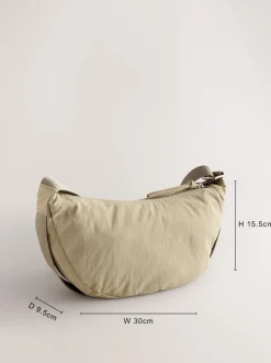Stone Fabric Sling Bag