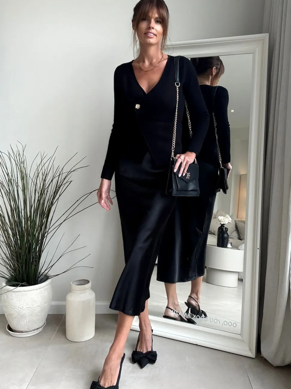 Style Cheat Black 2 In 1 Maxi Dress