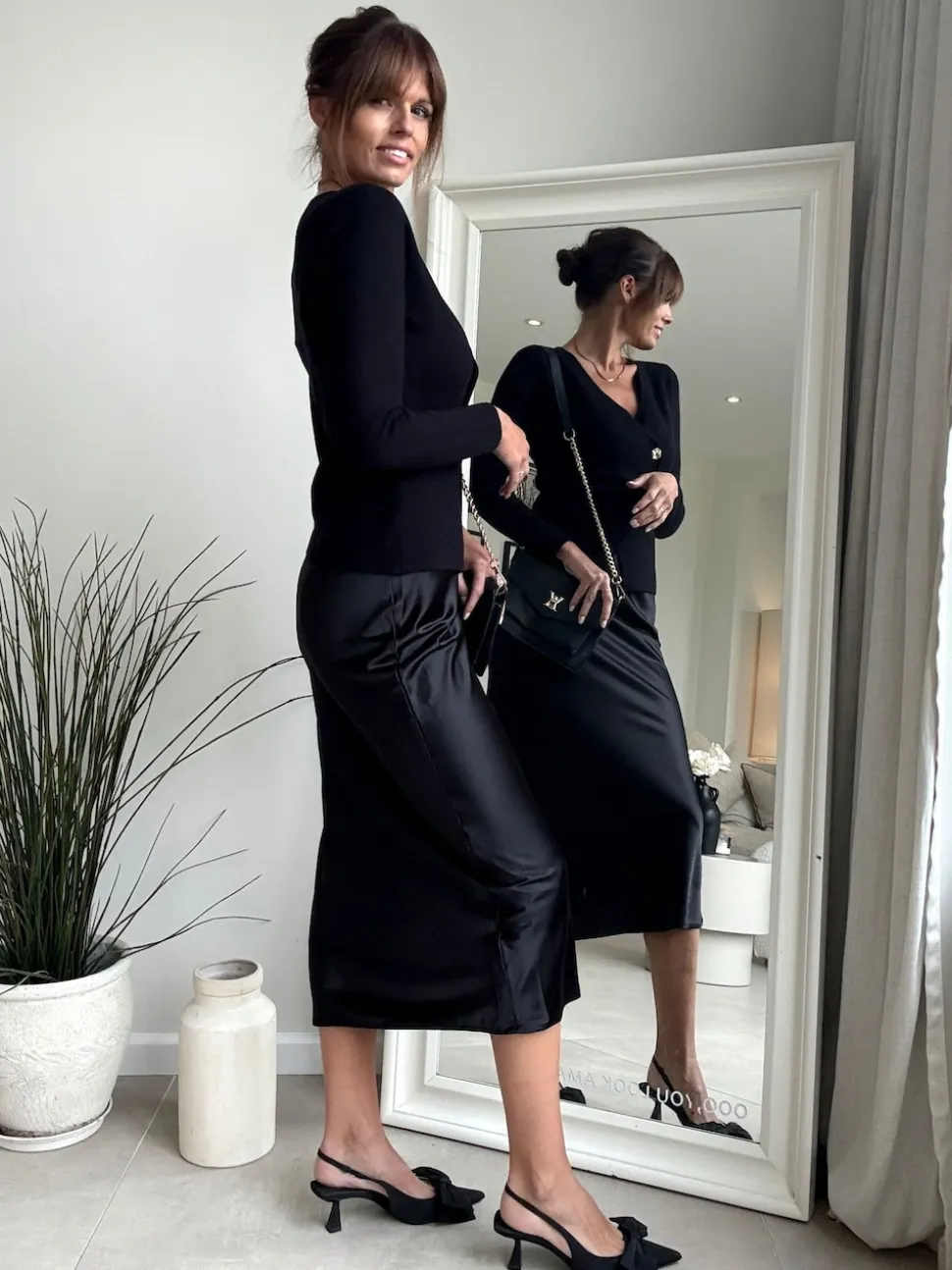 Style Cheat Black 2 In 1 Maxi Dress