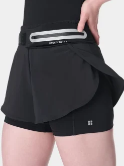 Sweaty Betty Black Get Set 2-in-1 Multi-Train Shorts