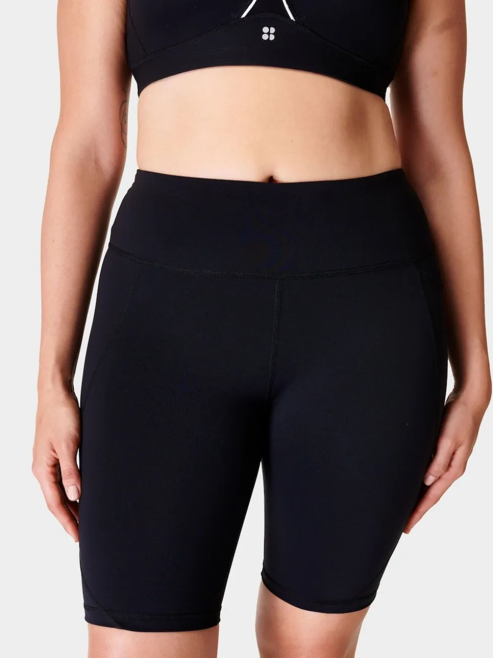 Sweaty Betty Black Light Power 9" Biker Shorts