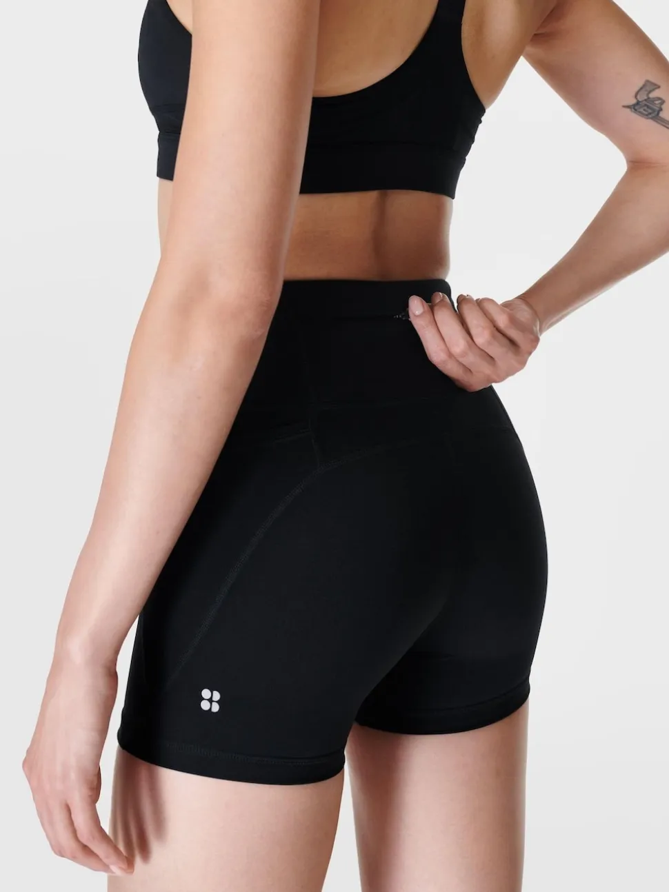 Sweaty Betty Black Power 4" Biker Shorts