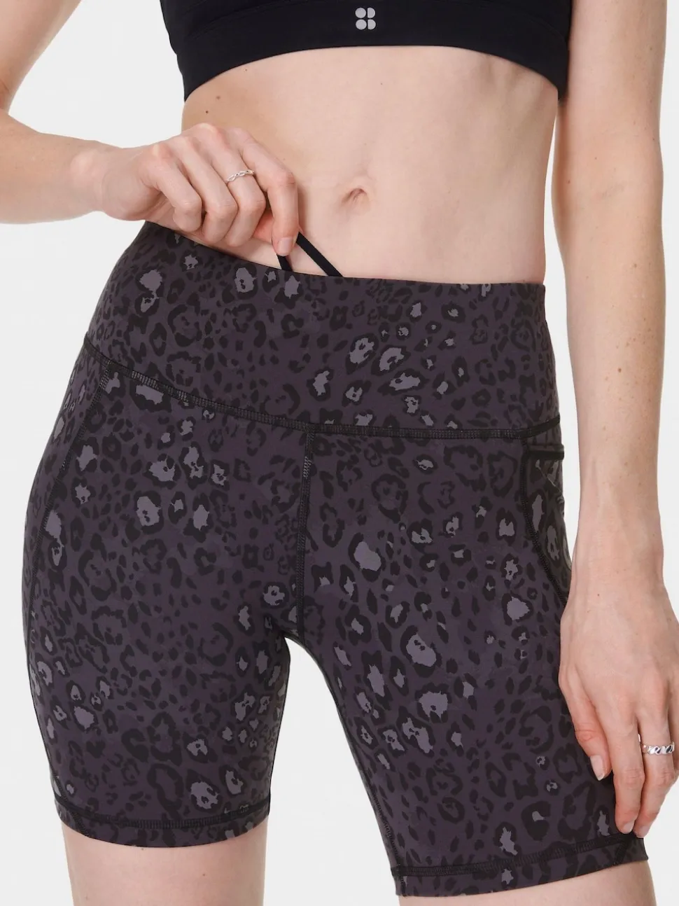 Sweaty Betty Black Power 6" Biker Shorts