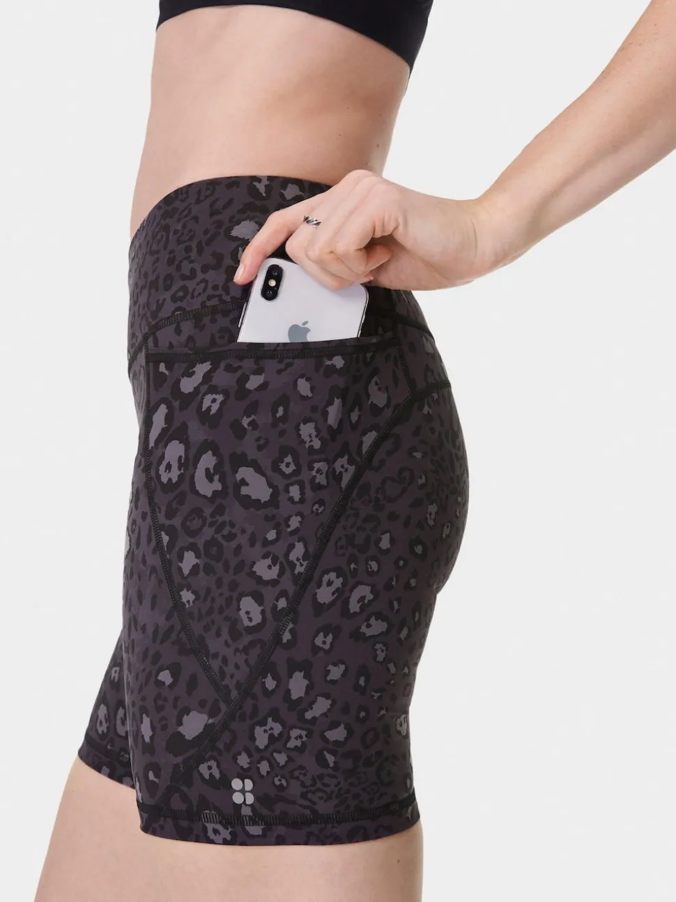 Sweaty Betty Black Power 6" Biker Shorts