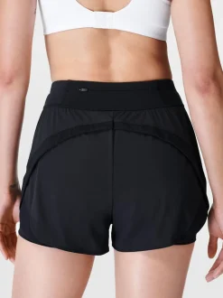 Sweaty Betty Black Tempo Run Shorts