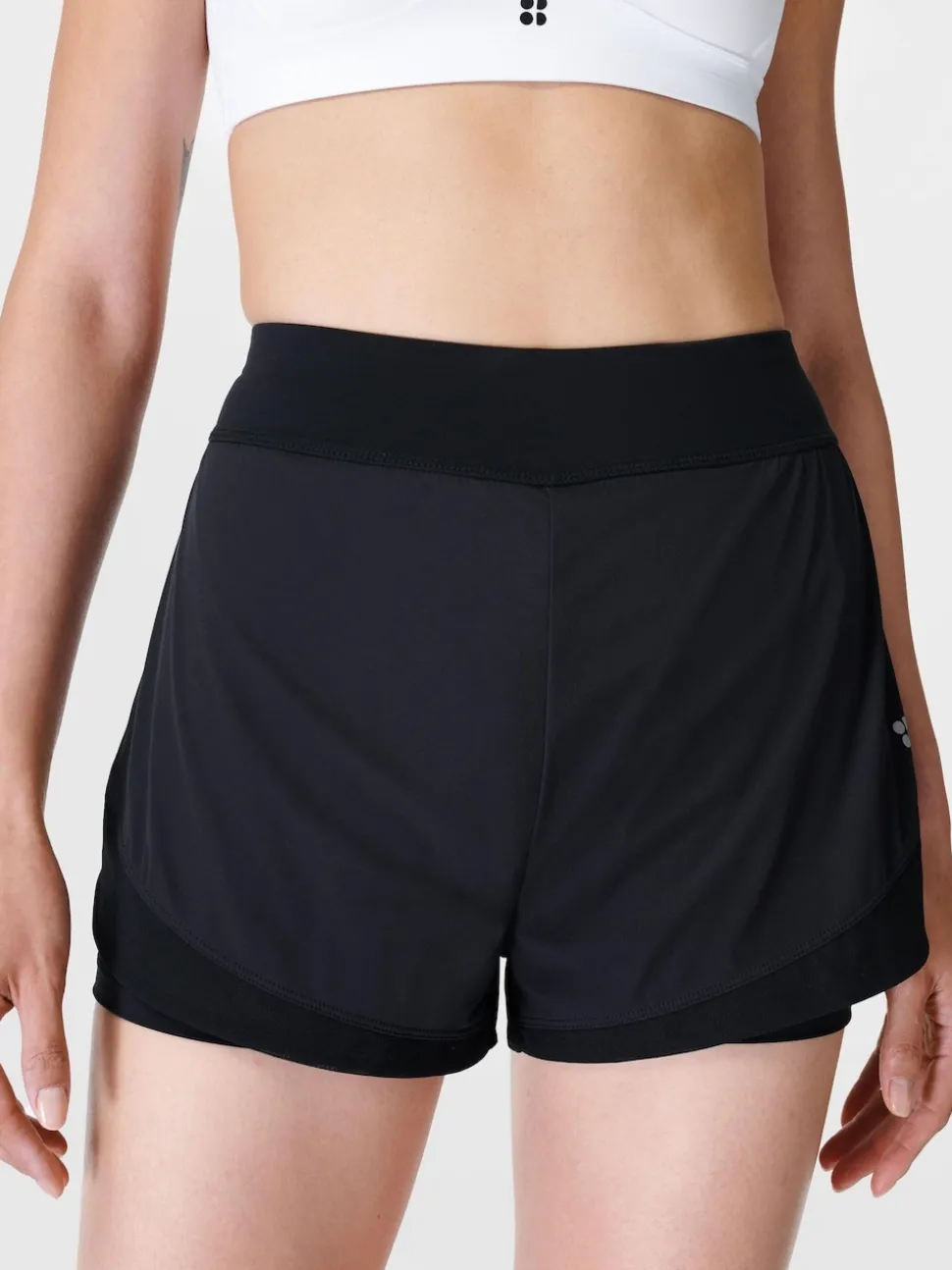 Sweaty Betty Black Tempo Run Shorts