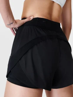 Sweaty Betty Black Tempo Run Shorts