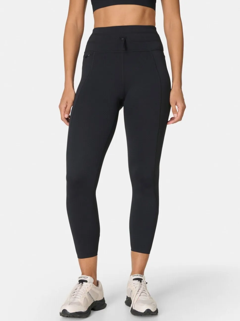 Sweaty Betty Black Therma Boost Heat Tech 7/8 Walking Leggings