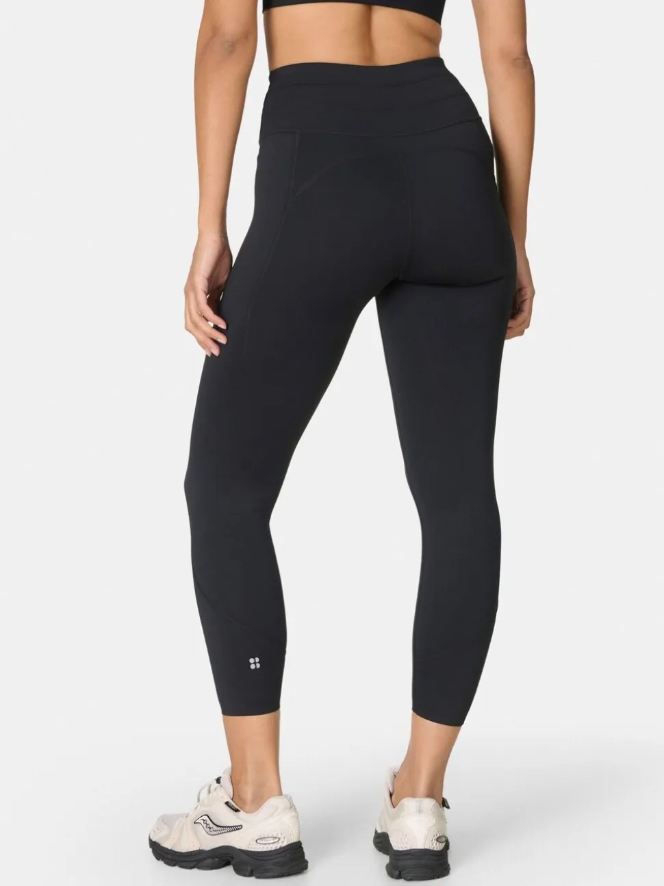 Sweaty Betty Black Therma Boost Heat Tech 7/8 Walking Leggings