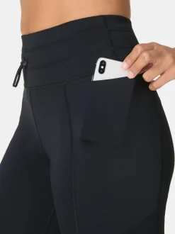 Sweaty Betty Black Therma Boost Heat Tech 7/8 Walking Leggings