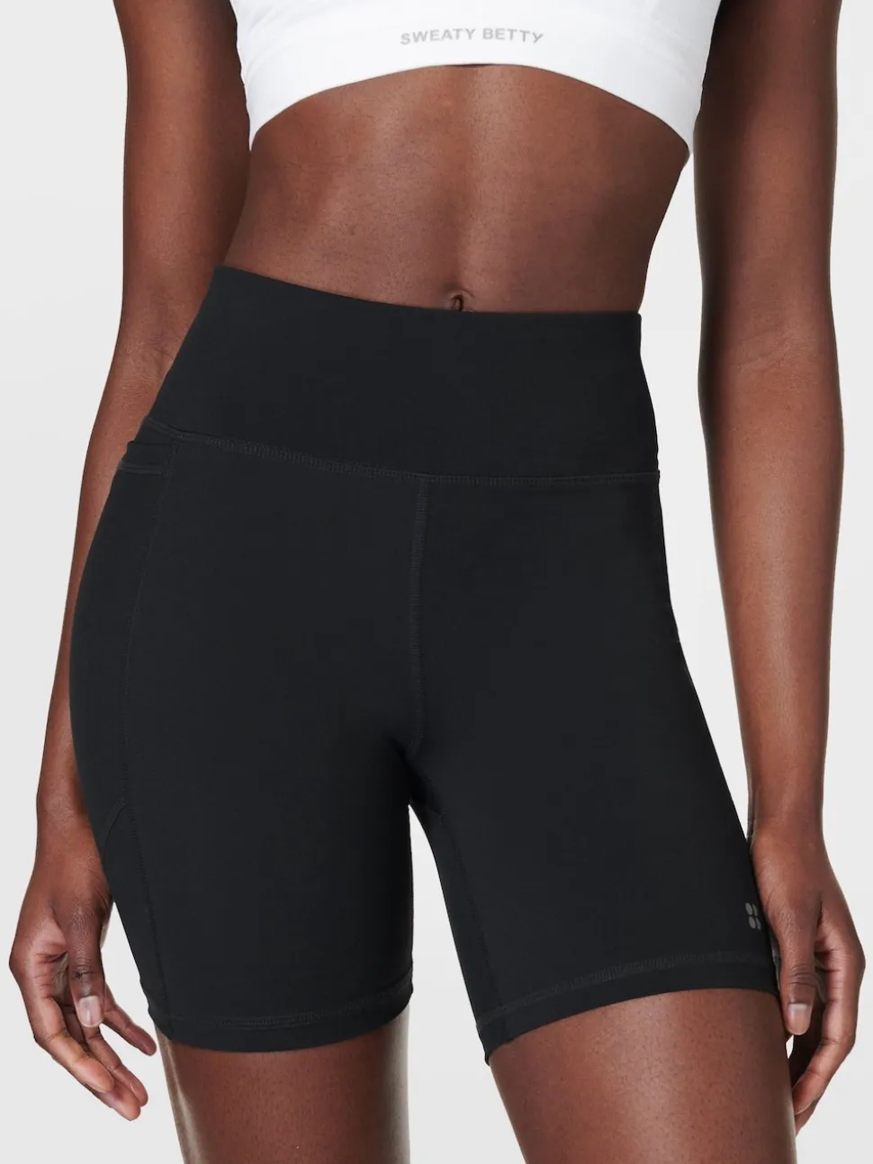 Sweaty Betty Black Zero Gravity 6" Run Shorts