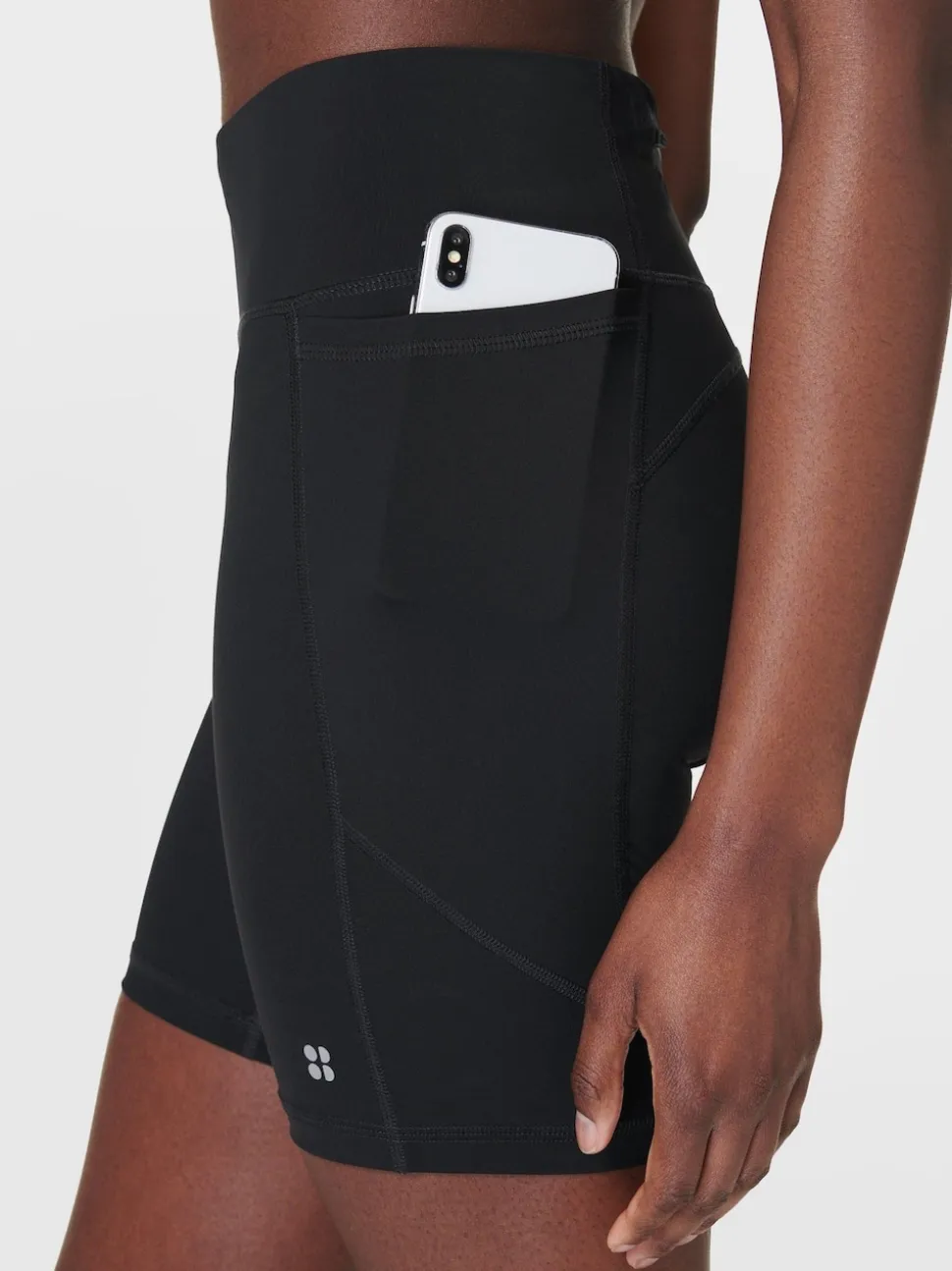 Sweaty Betty Black Zero Gravity 6" Run Shorts