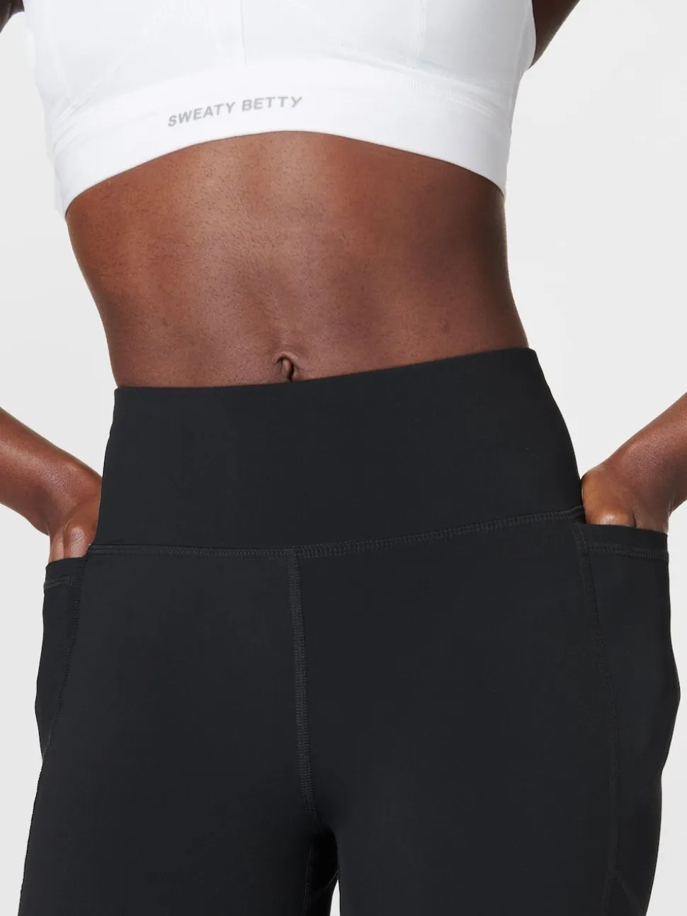 Sweaty Betty Black Zero Gravity 6" Run Shorts