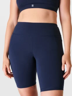 Sweaty Betty Blue Power 9" Biker Shorts