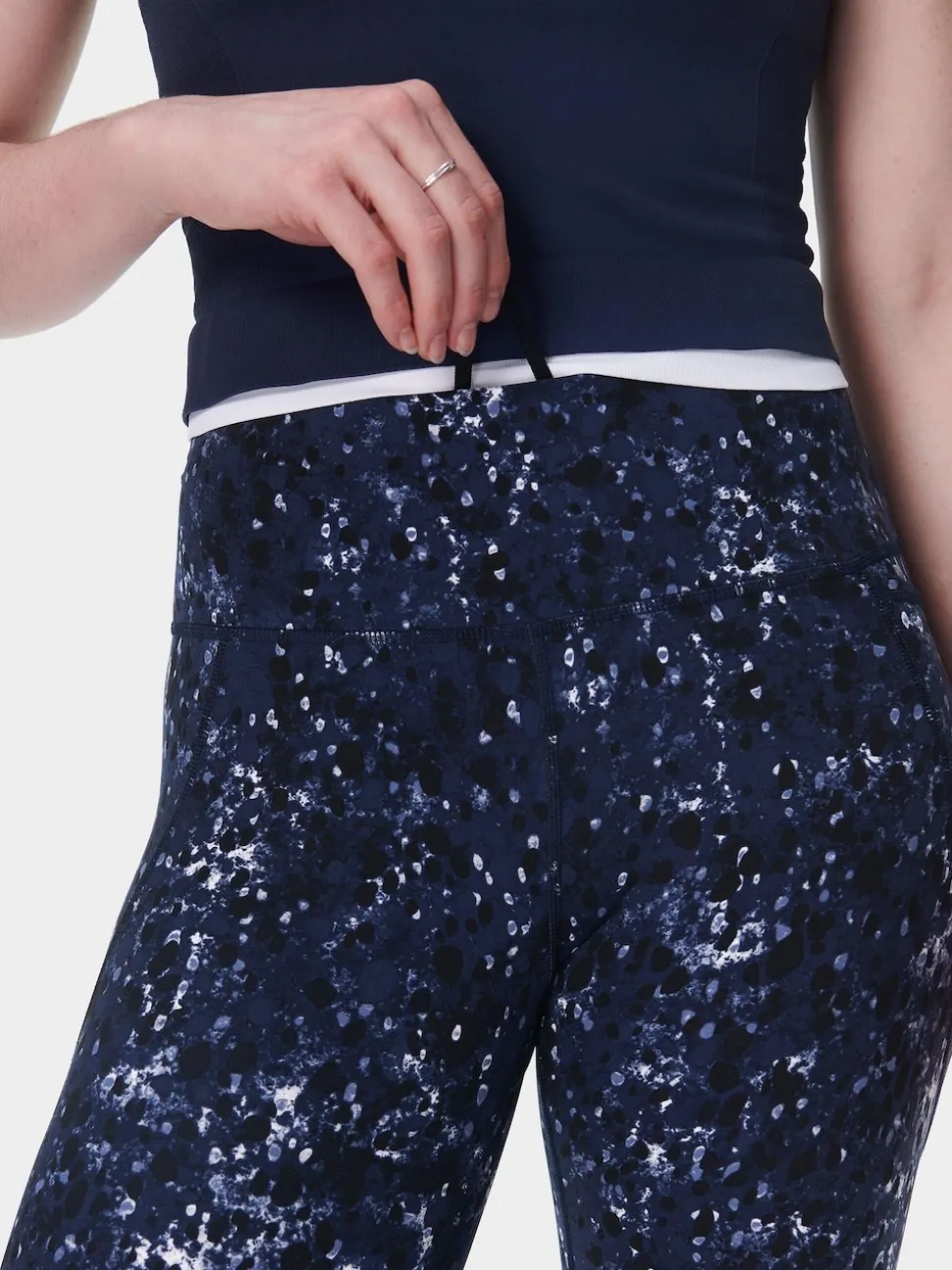 Sweaty Betty Light Blue Power 7/8 Workout Leggings