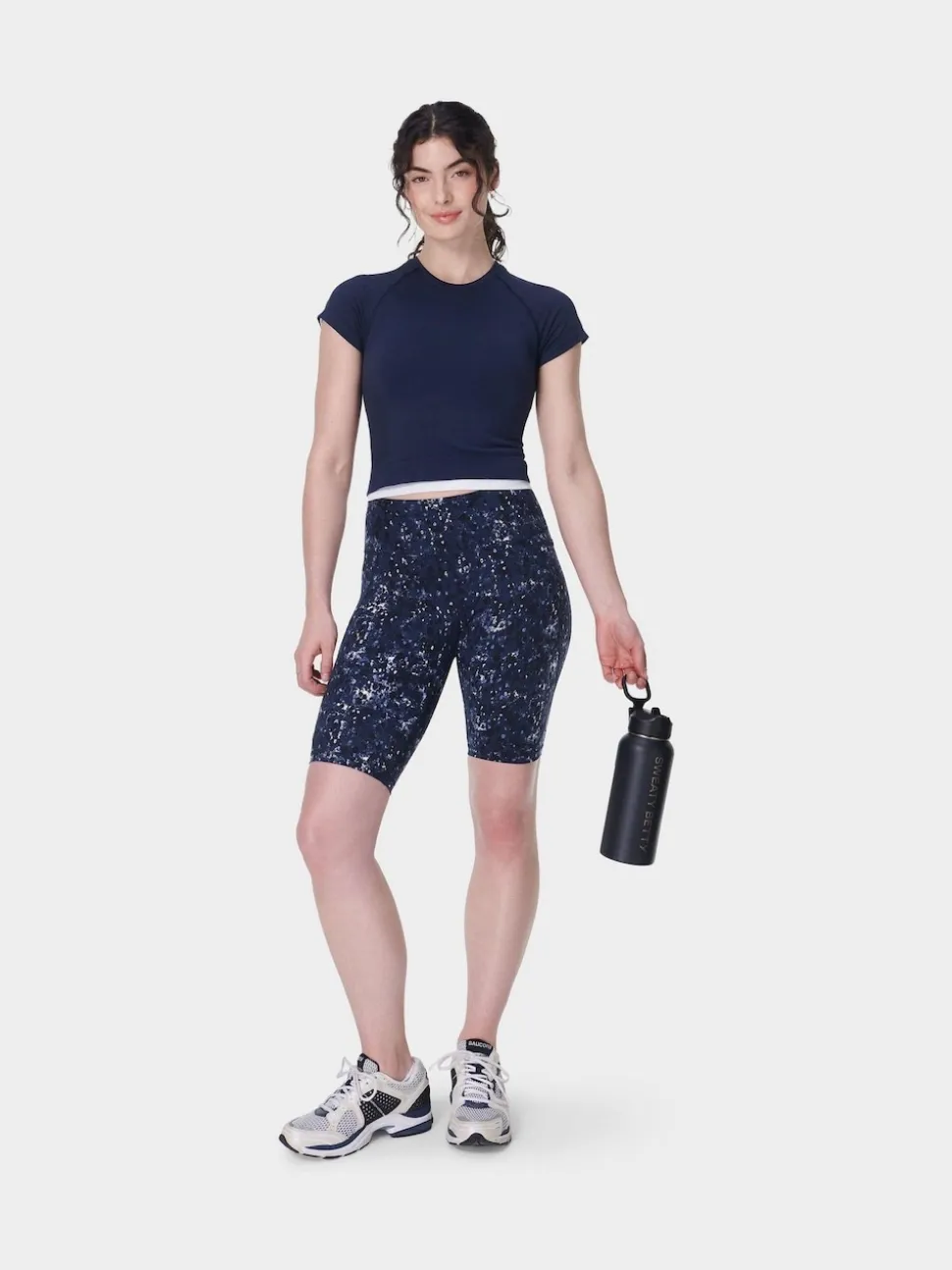 Sweaty Betty Light Blue Power 7/8 Workout Leggings