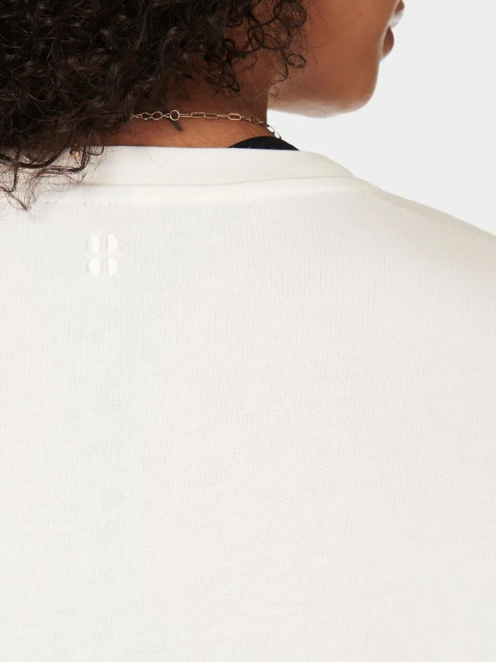 Sweaty Betty Lily White After Class Longline Sweatshirt