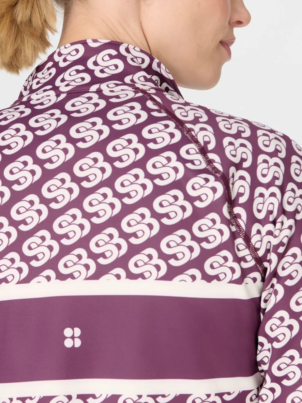 Sweaty Betty Purple Ski Half Zip Thermal