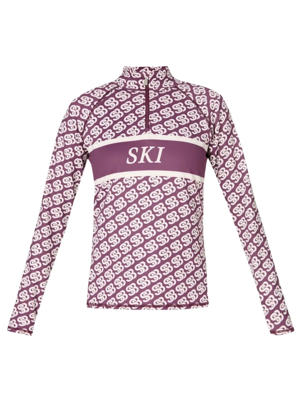 Sweaty Betty Purple Ski Half Zip Thermal