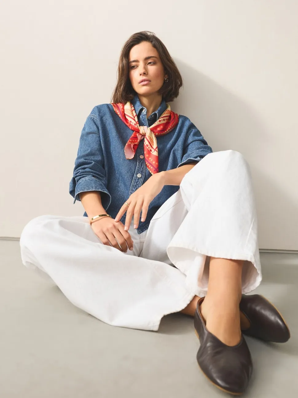 Tabasco License Satin Square Scarf