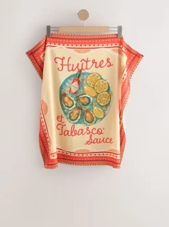 Tabasco License Satin Square Scarf
