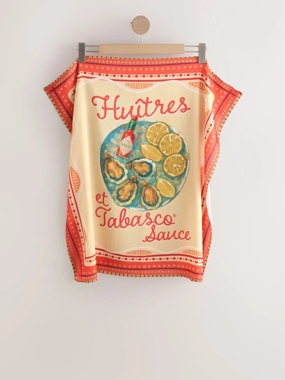 Tabasco License Satin Square Scarf