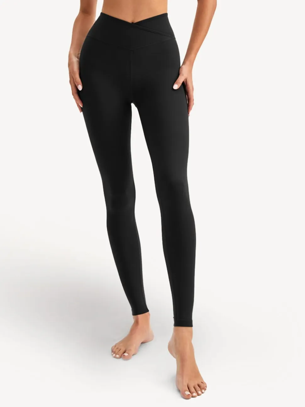 TALA Black Slim DayFlex Wrap High Waisted Leggings