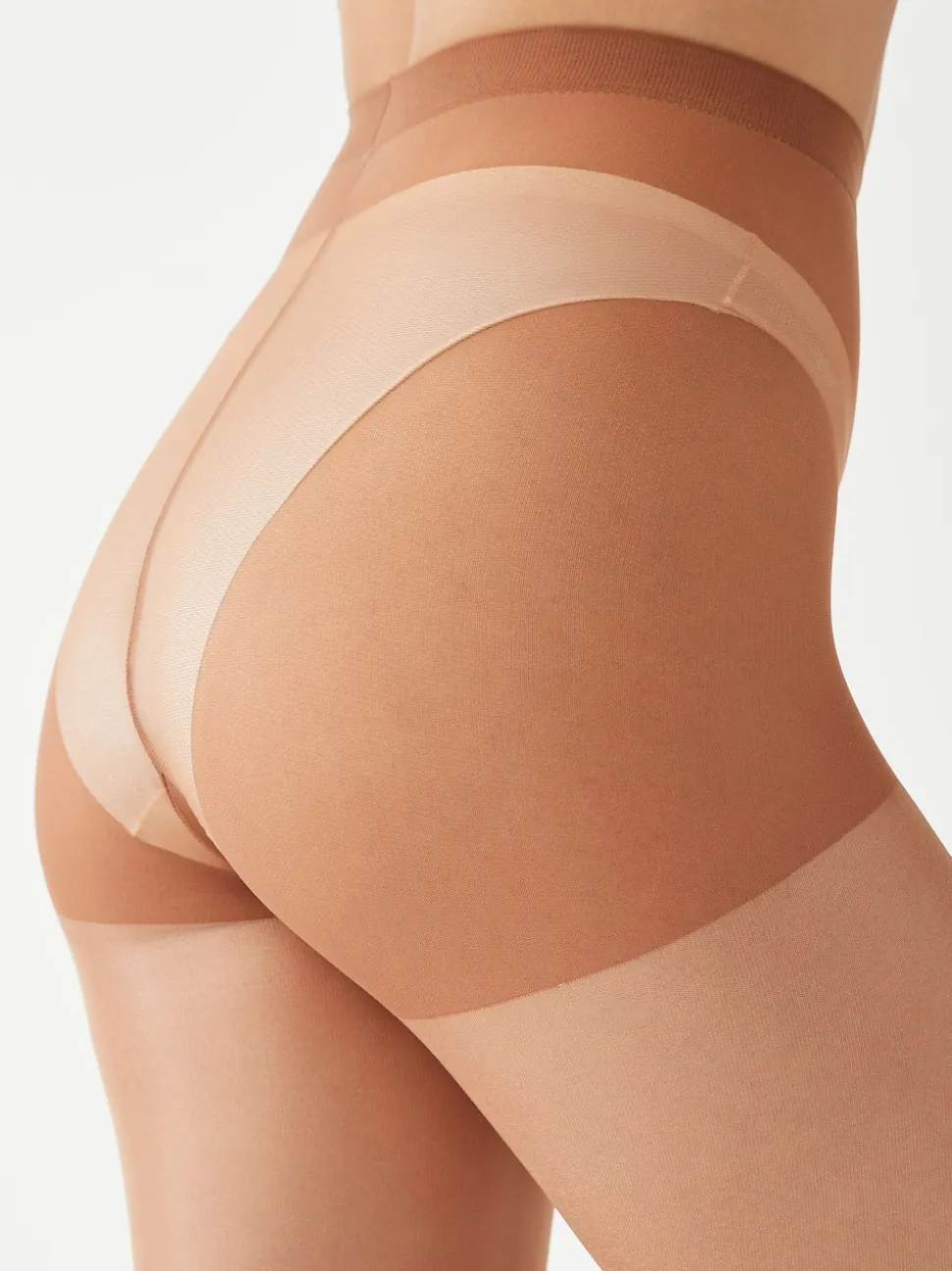Tan Brown Bum/Tum/Thigh Gloss Shaping 20 Denier Tights