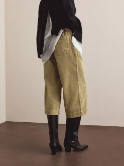 Tan Brown Cord Culottes